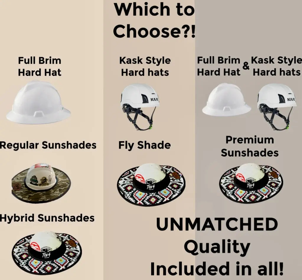 Basic Hard Hat Sun Shade Visors